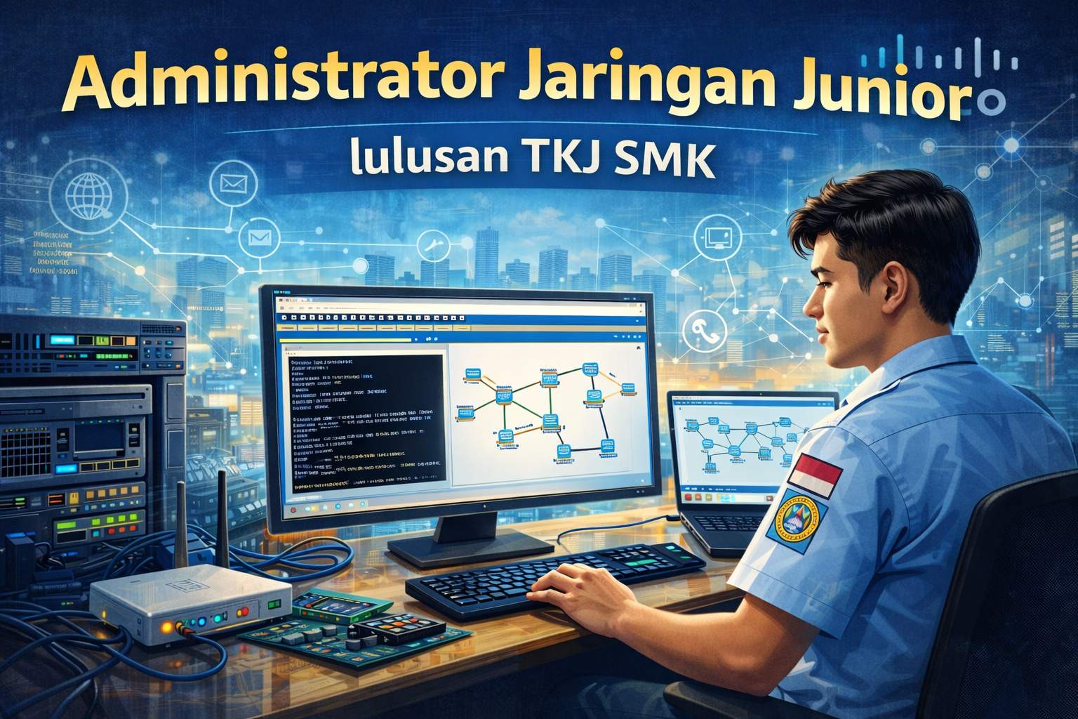 Administrator Jaringan Junior sebagai Peluang Karier Lulusan TKJ
