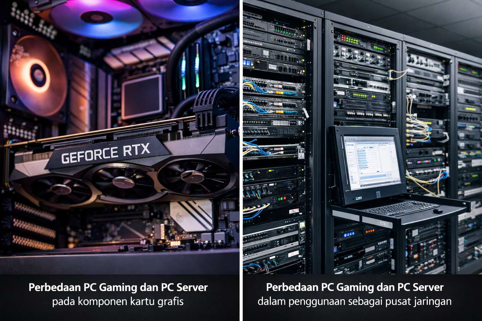 Merakit PC Gaming vs PC Server dalam Dunia Teknik Komputer dan Jaringan
