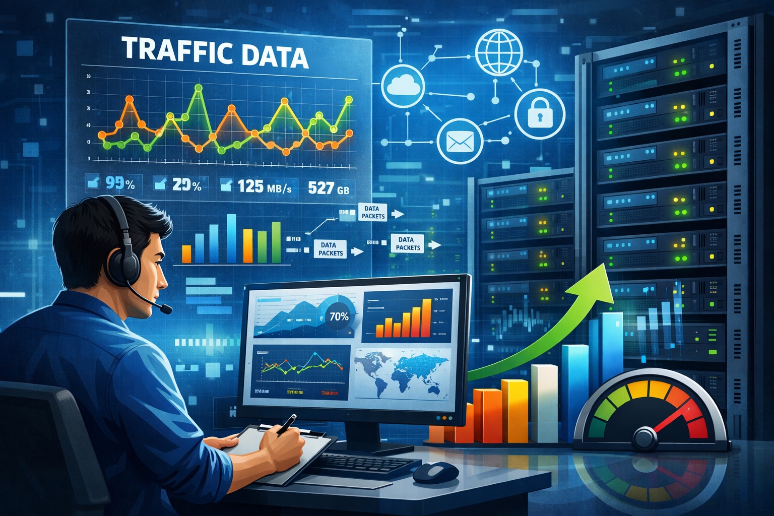 Analisis Traffic Data dalam Optimasi Performa Jaringan