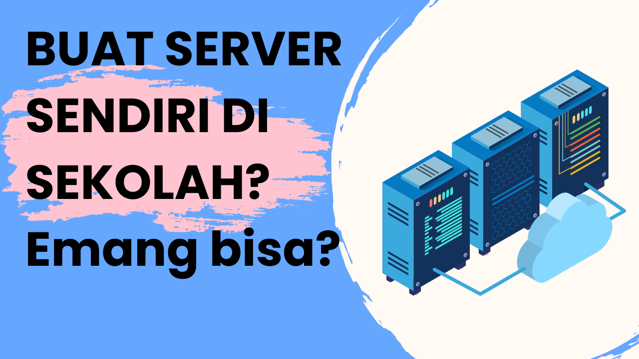 Ilustrasi server email untuk jaringan sekolah