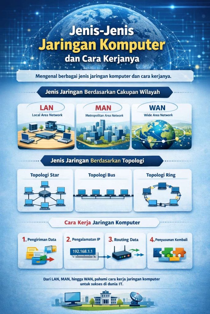 Jenis-Jenis Jaringan Komputer dan Cara Kerjanya