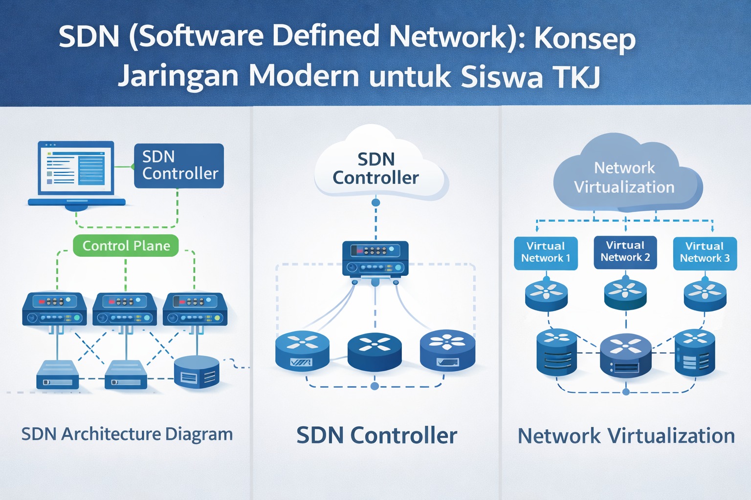 Software Defined Network (SDN): Konsep Jaringan Modern untuk Siswa TKJ