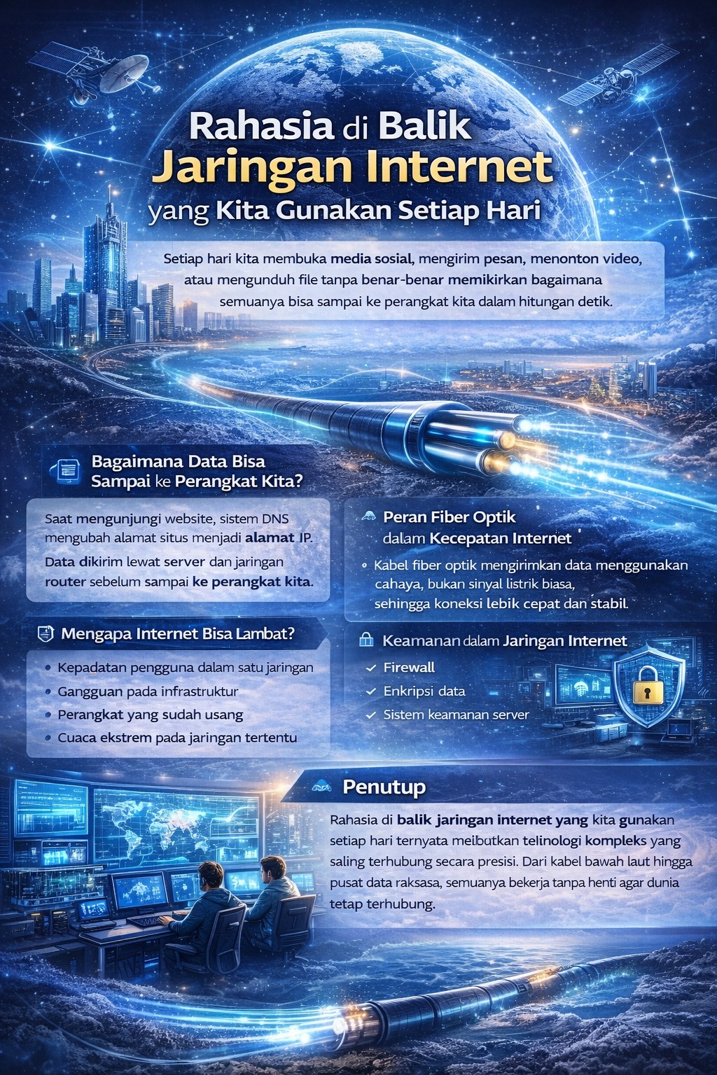 Rahasia di Balik Jaringan Internet yang Kita Gunakan Setiap Hari