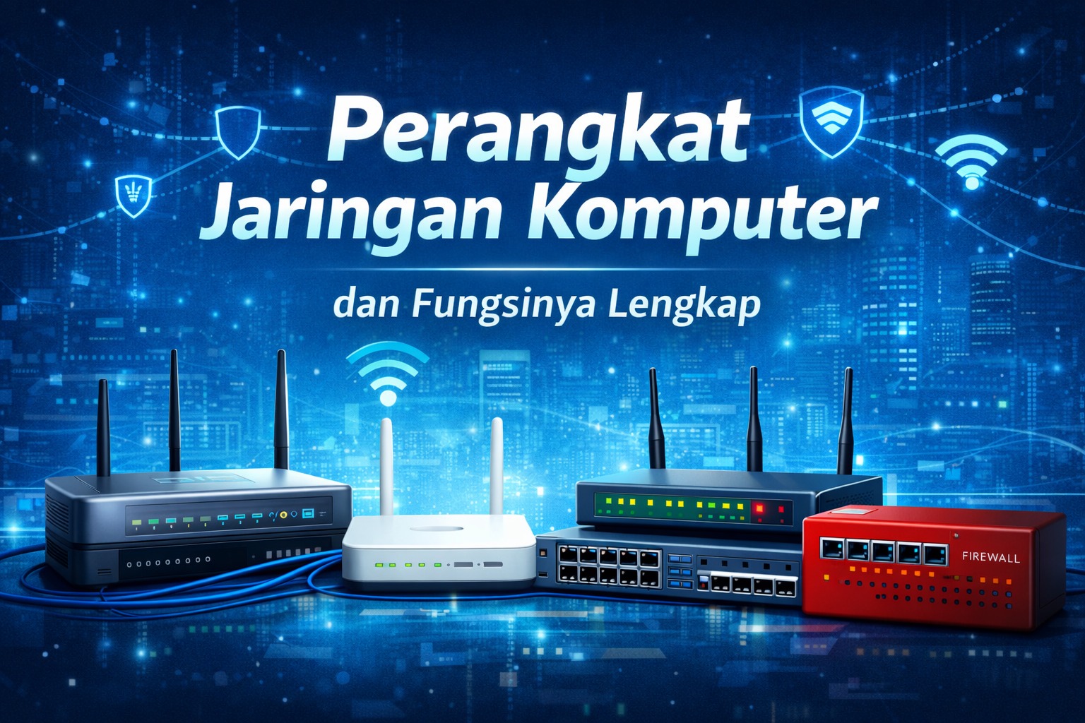 Perangkat Jaringan Komputer dan Fungsinya Lengkap