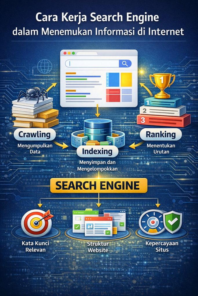 Cara Kerja Search Engine dalam Menemukan Informasi di Internet
