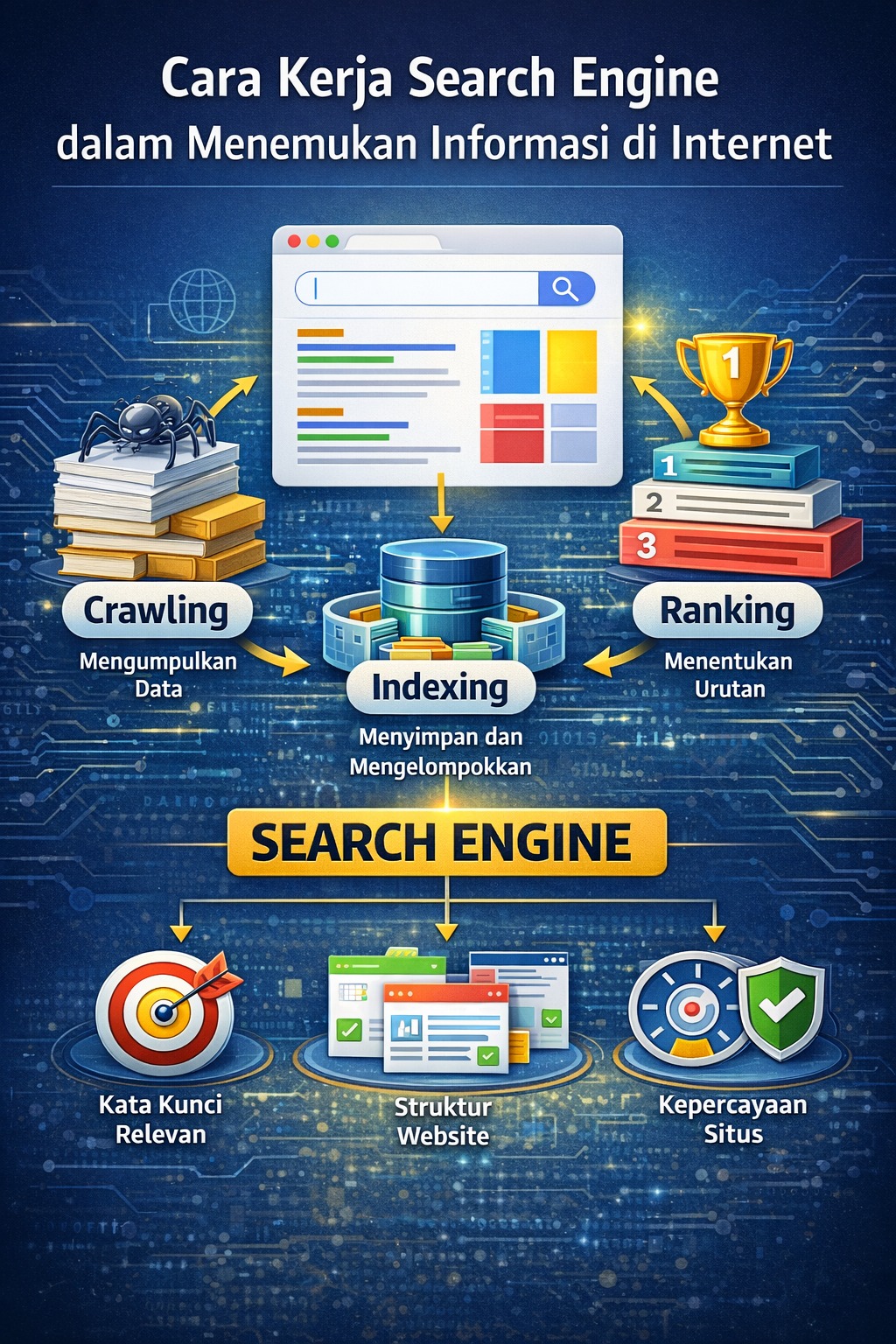 Cara Kerja Search Engine dalam Menemukan Informasi di Internet