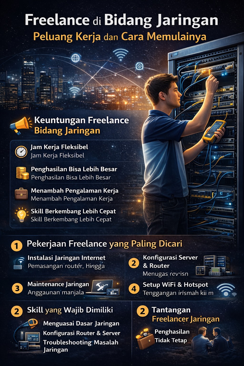 Freelance di Bidang Jaringan sebagai Peluang di Era Digital