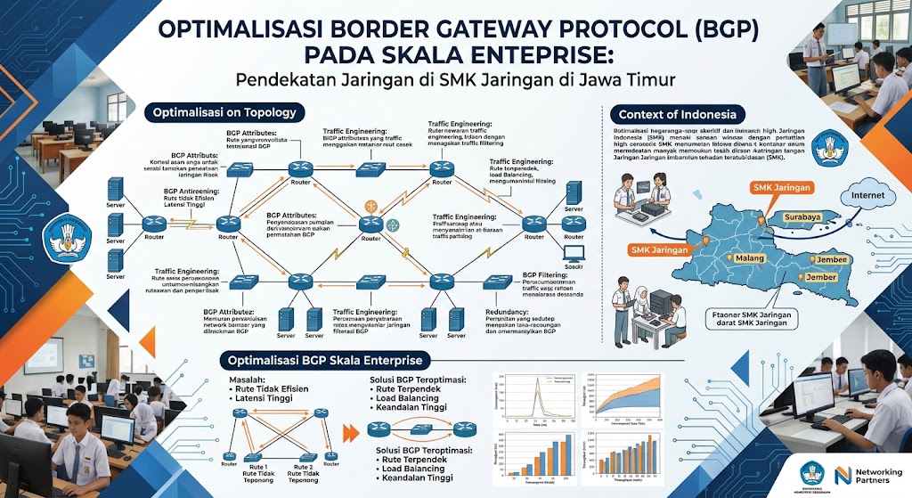 Optimalisasi Border Gateway Protocol (BGP) pada Skala Enterprise: Pendekatan Jaringan di SMK Jaringan di Jawa Timur