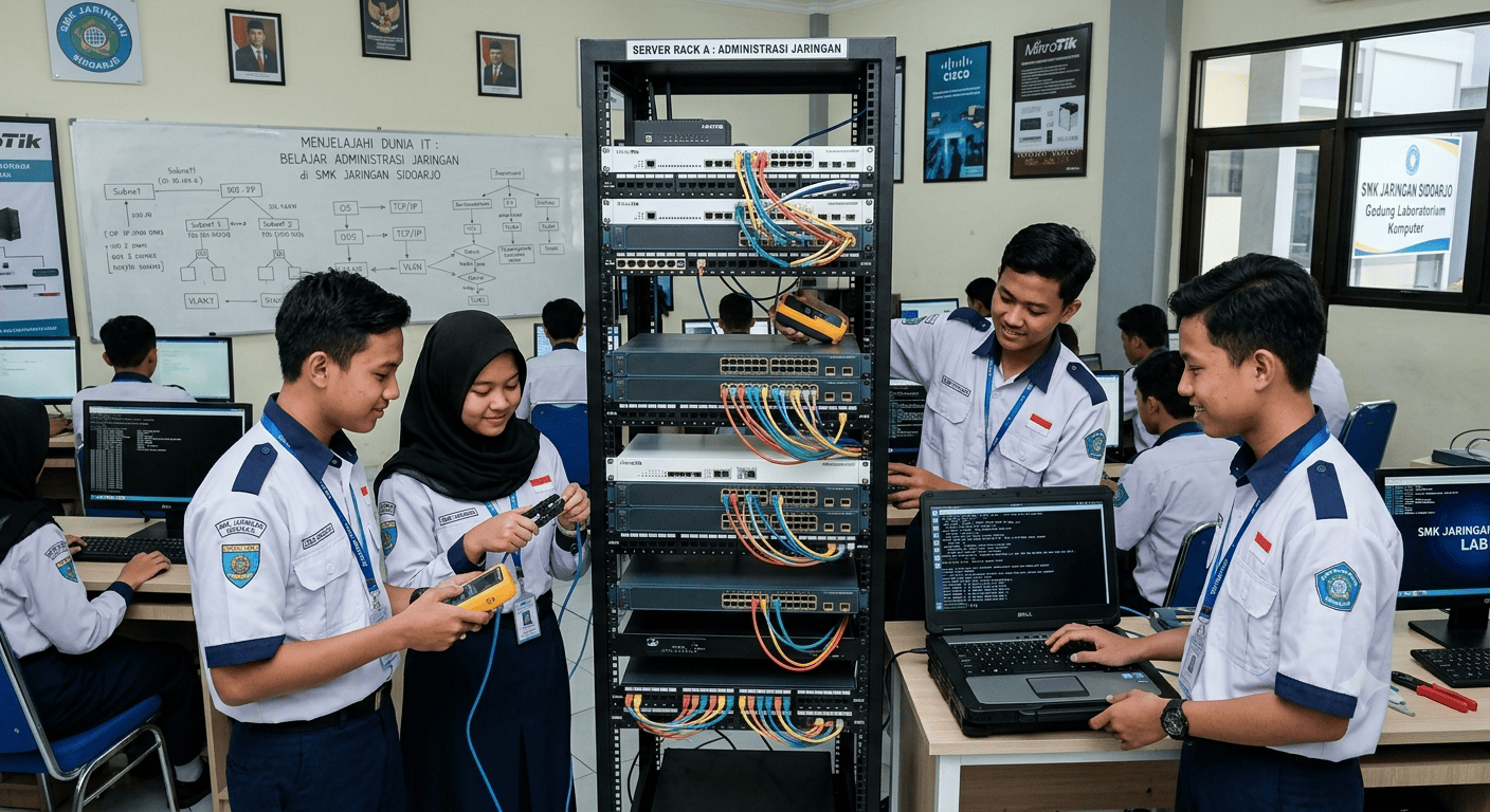 Menjelajahi Dunia IT: Belajar Administrasi Jaringan di SMK Jaringan Sidoarjo