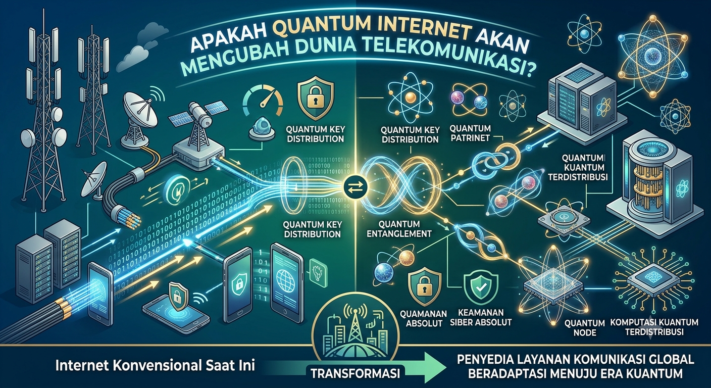 Apakah Quantum Internet Akan Mengubah Dunia Telekomunikasi?