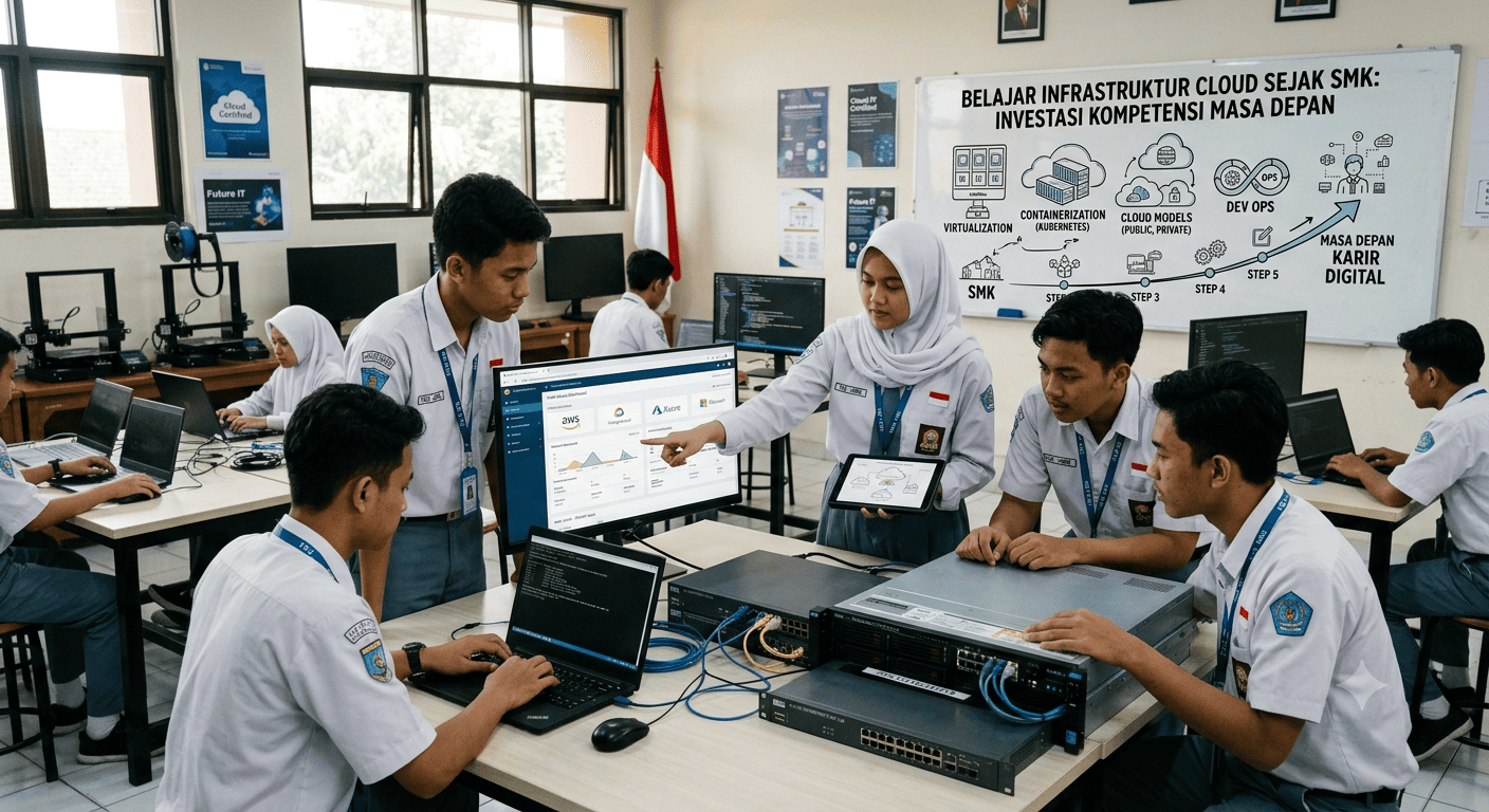 Belajar Infrastruktur Cloud Sejak SMK: Investasi Kompetensi Masa Depan