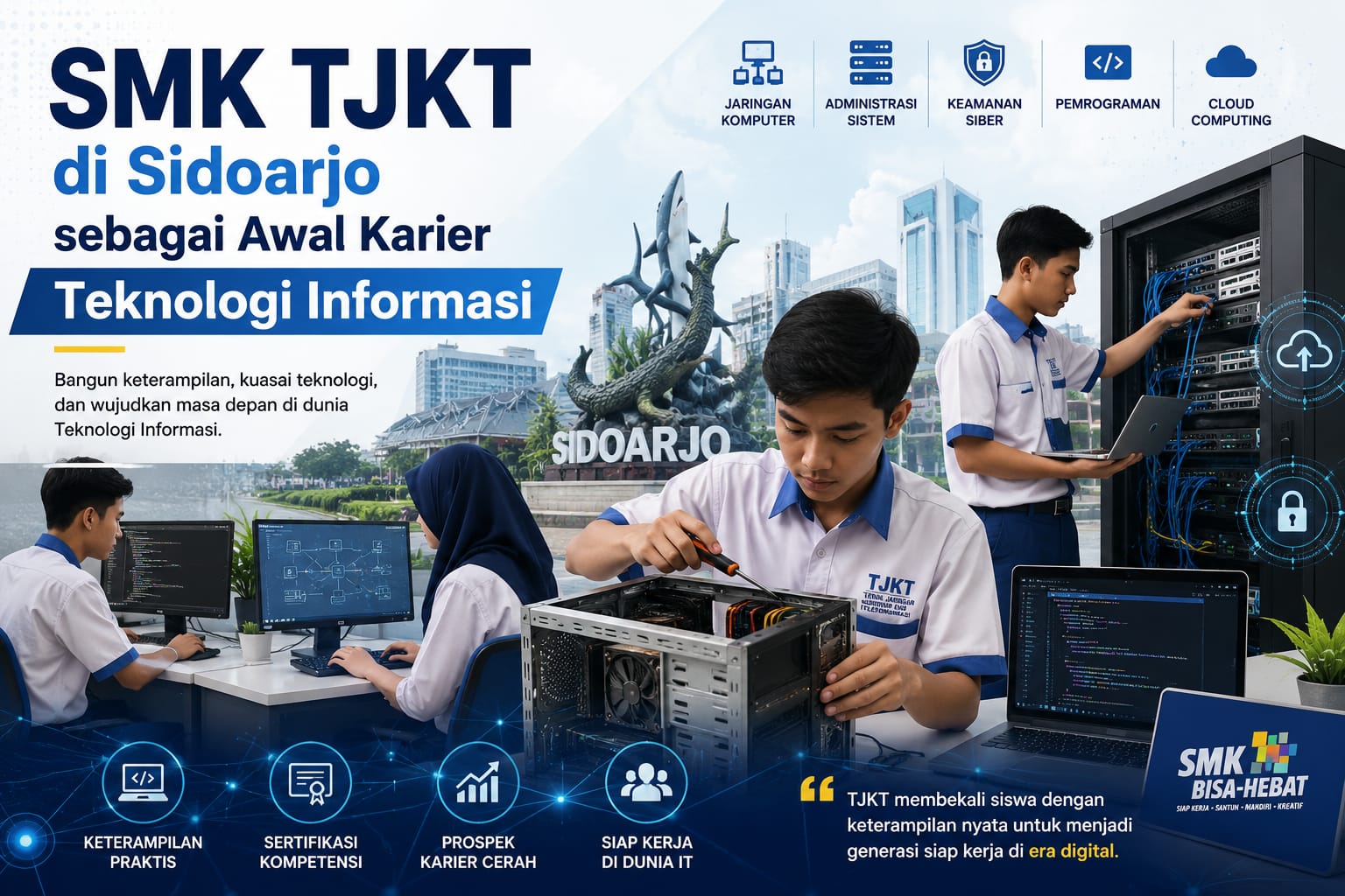 SMK TJKT di Sidoarjo sebagai Awal Karier Teknologi Informasi