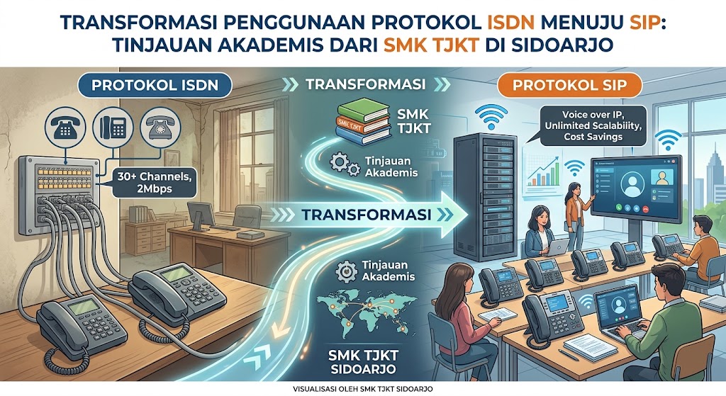 Transformasi Penggunaan Protokol ISDN Menuju SIP: Tinjauan Akademis dari SMK TJKT di Sidoarjo