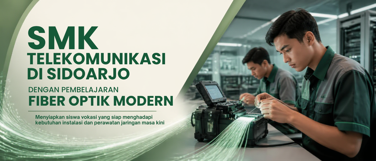 SMK Telekomunikasi di Sidoarjo dengan Pembelajaran Fiber Optik Modern