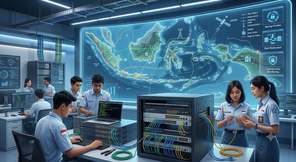 SMK Jaringan di Indonesia dan Tantangan Ketahanan Infrastruktur Nasional