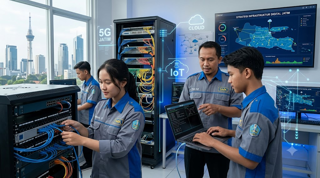 SMK Jaringan di Jawa Timur dan Masa Depan Infrastruktur Digital