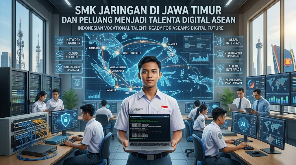 SMK Jaringan di Jawa Timur dan Peluang Menjadi Talenta Digital ASEAN
