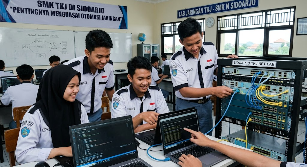 SMK TKJ di Sidoarjo dan Pentingnya Menguasai Otomasi Jaringan