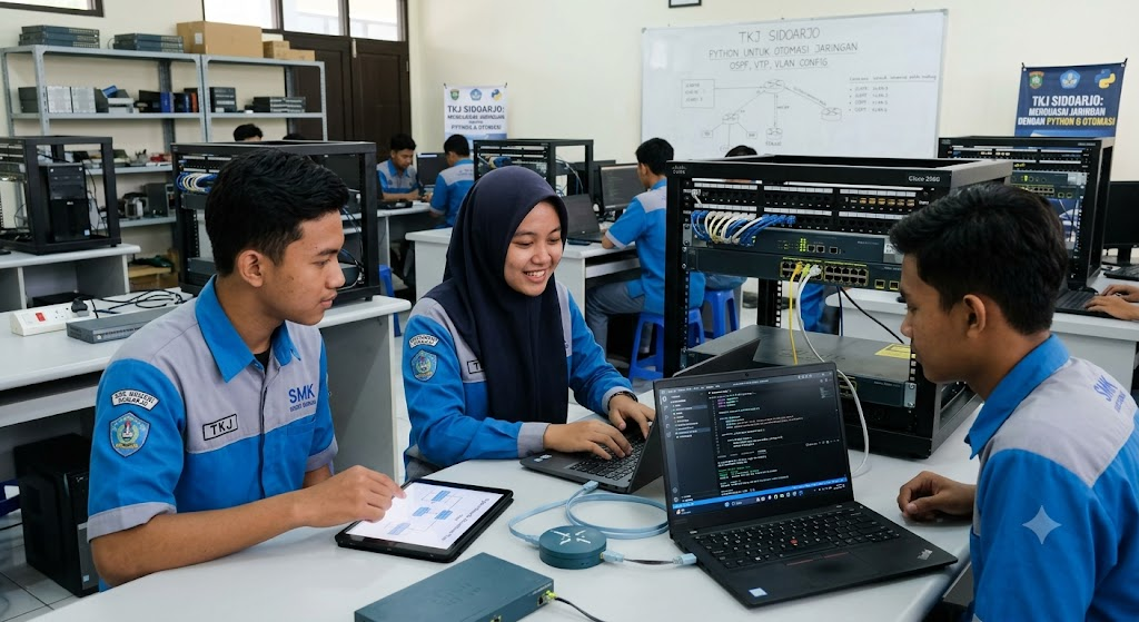 SMK TKJ di Sidoarjo dan Pentingnya Menguasai Python untuk Otomasi Jaringan