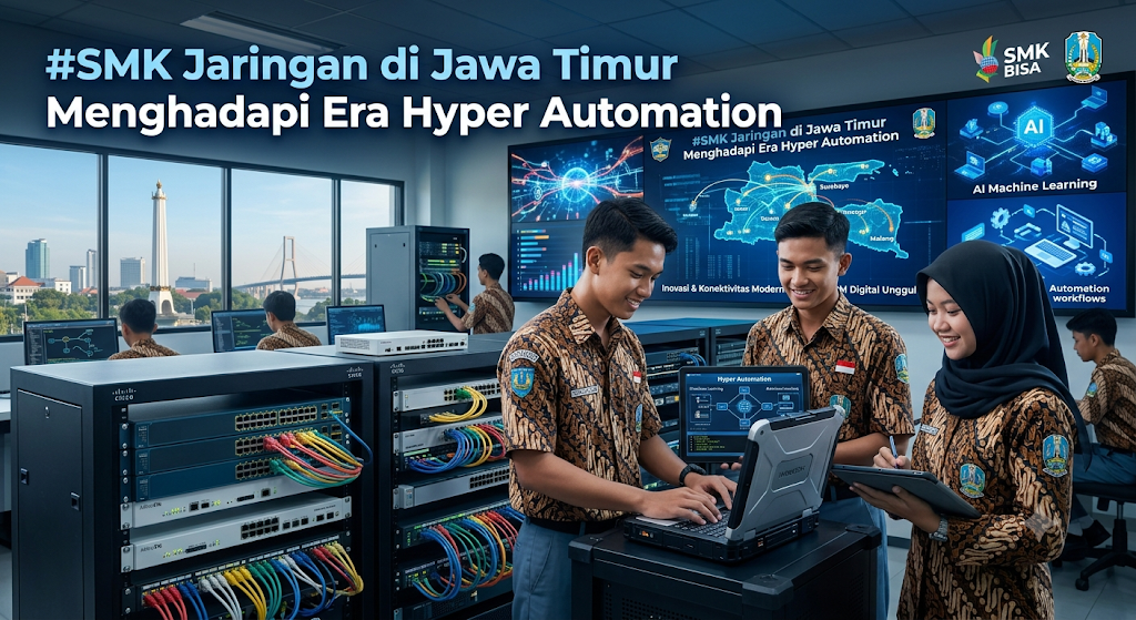SMK Jaringan di Jawa Timur Siap Menjawab Tantangan Hyper Automation