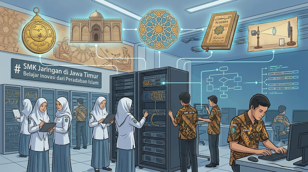 SMK Jaringan di Jawa Timur Belajar Inovasi dari Peradaban Islam