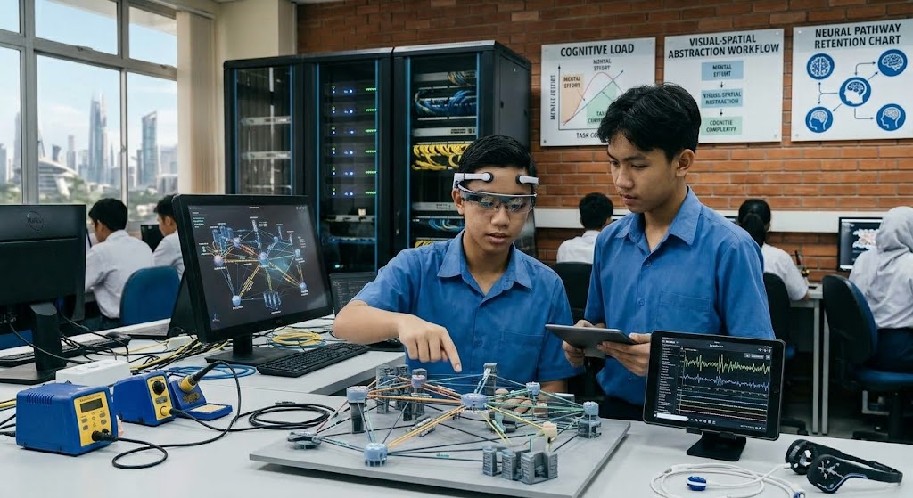 Analisis Neurosains Terhadap Daya Serap Siswa Kelas X pada Abstraksi Topologi Spasial di SMK Terbaik di Sidoarjo