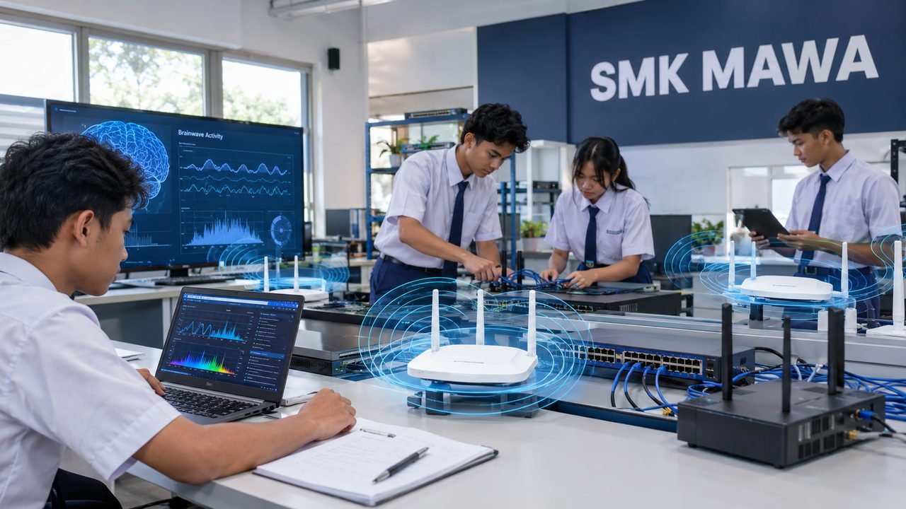 Pengaruh Radiasi Elektromagnetik Frekuensi Ultra-Tinggi Terhadap Kognisi Manusia: Kajian Silang SMK Jaringan di Jawa Timur