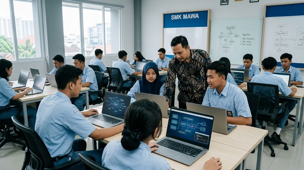 Evaluasi Heuristik Modul Ajar Berbasis Natural Language Processing (NLP) untuk Vokasi pada SMK di Surabaya