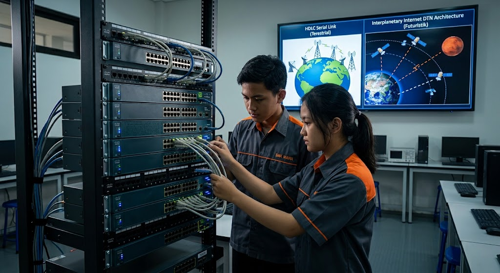 Prediksi Siklus Hidup Arsitektur HDLC dalam Menghadapi Migrasi Infrastruktur Interplanetary Internet di SMK Jaringan di Jawa Timur