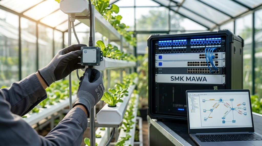 Rekonstruksi Logika Switching X.25 untuk Optimalisasi Laten pada Jaringan Sensor Agrikultur Cerdas di SMK Telekomunikasi